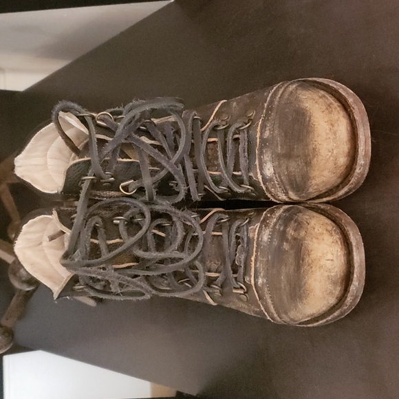 Freebird by Steven Gage Combat Boots Black 6 - Picture 2 of 6